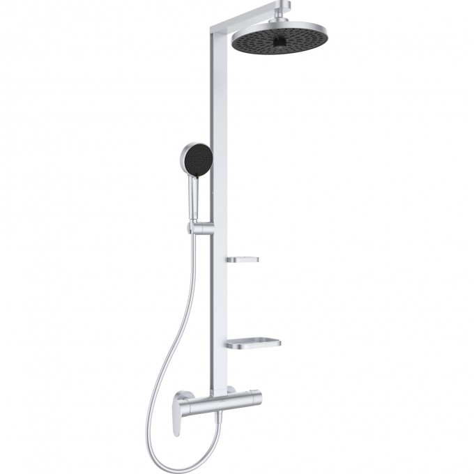 Душевая стойка IDEAL STANDARD ALU+ silver BD584SI Душевая стойка IDEAL STANDARD ALU+ silver BD584SI