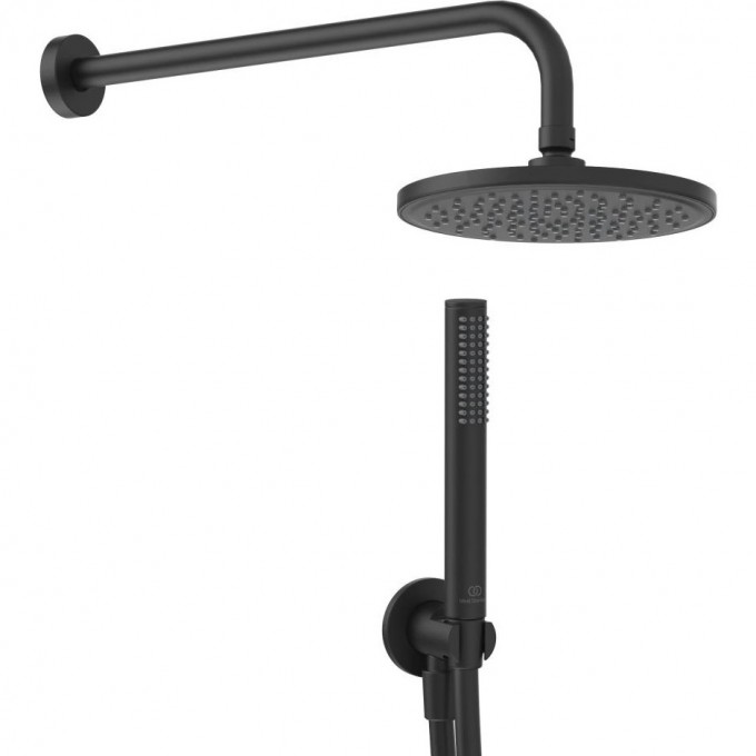 Готовый набор 5 в 1 из верхнего душа, лейки, держателей и шланга IDEAL STANDARD IDEALRAIN BD389XG Готовый набор 5 в 1 из верхнего душа, лейки, держателей и шланга IDEAL STANDARD IDEALRAIN BD389XG