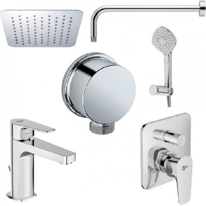 Промо комплект 6 в 1 IDEAL STANDARD ESLA (BC224AA + A6947AA + B0387MY + B9445AA + B2619AA + B9448AA) BD002XC Промо комплект 6 в 1 IDEAL STANDARD ESLA (BC224AA + A6947AA + B0387MY + B9445AA + B2619AA + B9448AA) BD002XC