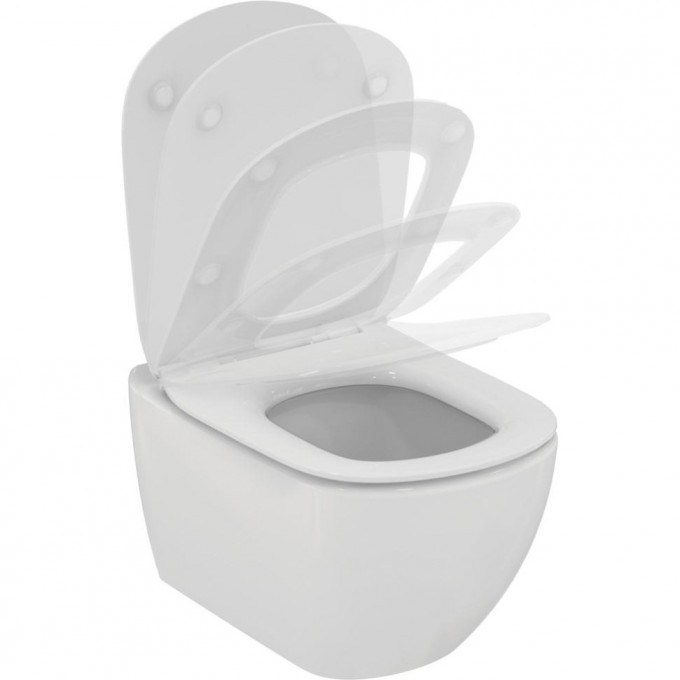 Промо-комплект IDEAL STANDARD TESI (T007901 Подвесной унитаз, T352701 Тонкое сиденье и крышка) TT00001 Промо-комплект IDEAL STANDARD TESI (T007901 Подвесной унитаз, T352701 Тонкое сиденье и крышка) TT00001