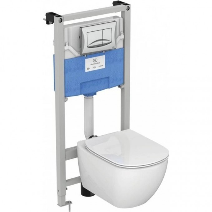 Рама R020467+Унитаз EUROVIT Rimless K881201 сиденье и крышкой м/л IDEAL STANDARD PROSYS ECO CP K881201PT15 Рама R020467+Унитаз EUROVIT Rimless K881201 сиденье и крышкой м/л IDEAL STANDARD PROSYS ECO CP K881201PT15