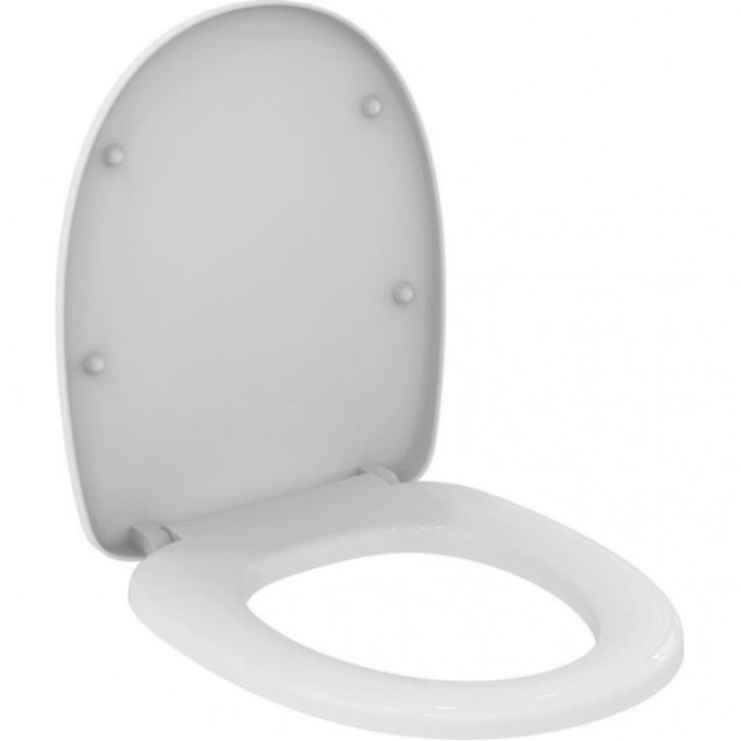 Сидение и крышка, дюропласт, стальные шарниры IDEAL STANDARD ECCO W302601 Сидение и крышка, дюропласт, стальные шарниры IDEAL STANDARD ECCO W302601